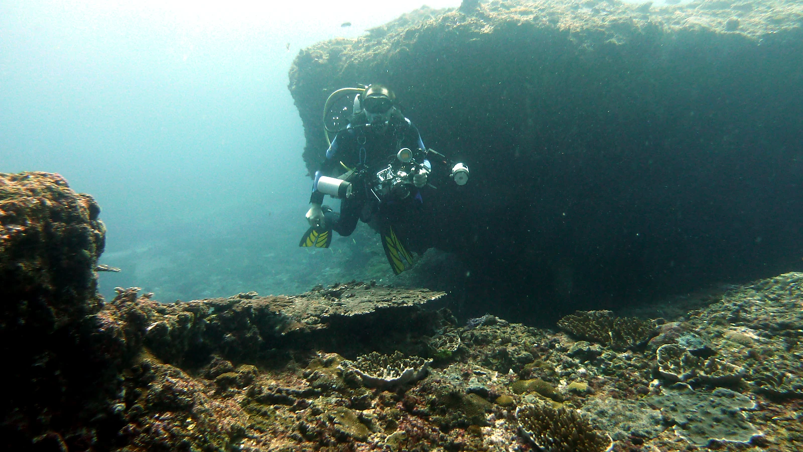 USAT Liberty: Bali underwater in detail.