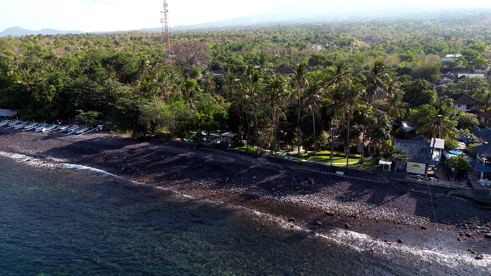 Bali coasts and landscapes on a two-week dive round trip